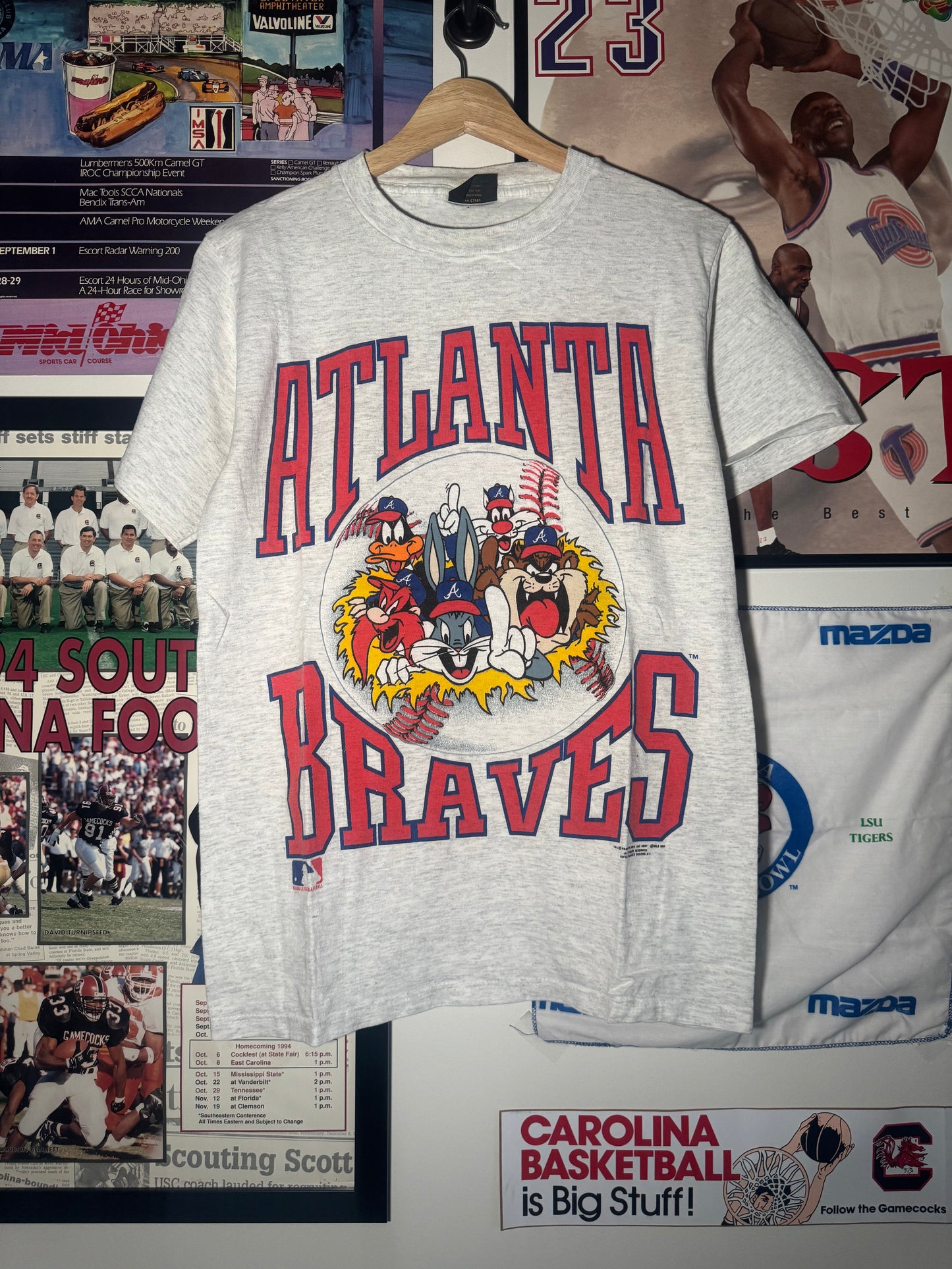 90s Atlanta Braves Looney Tunes Tee