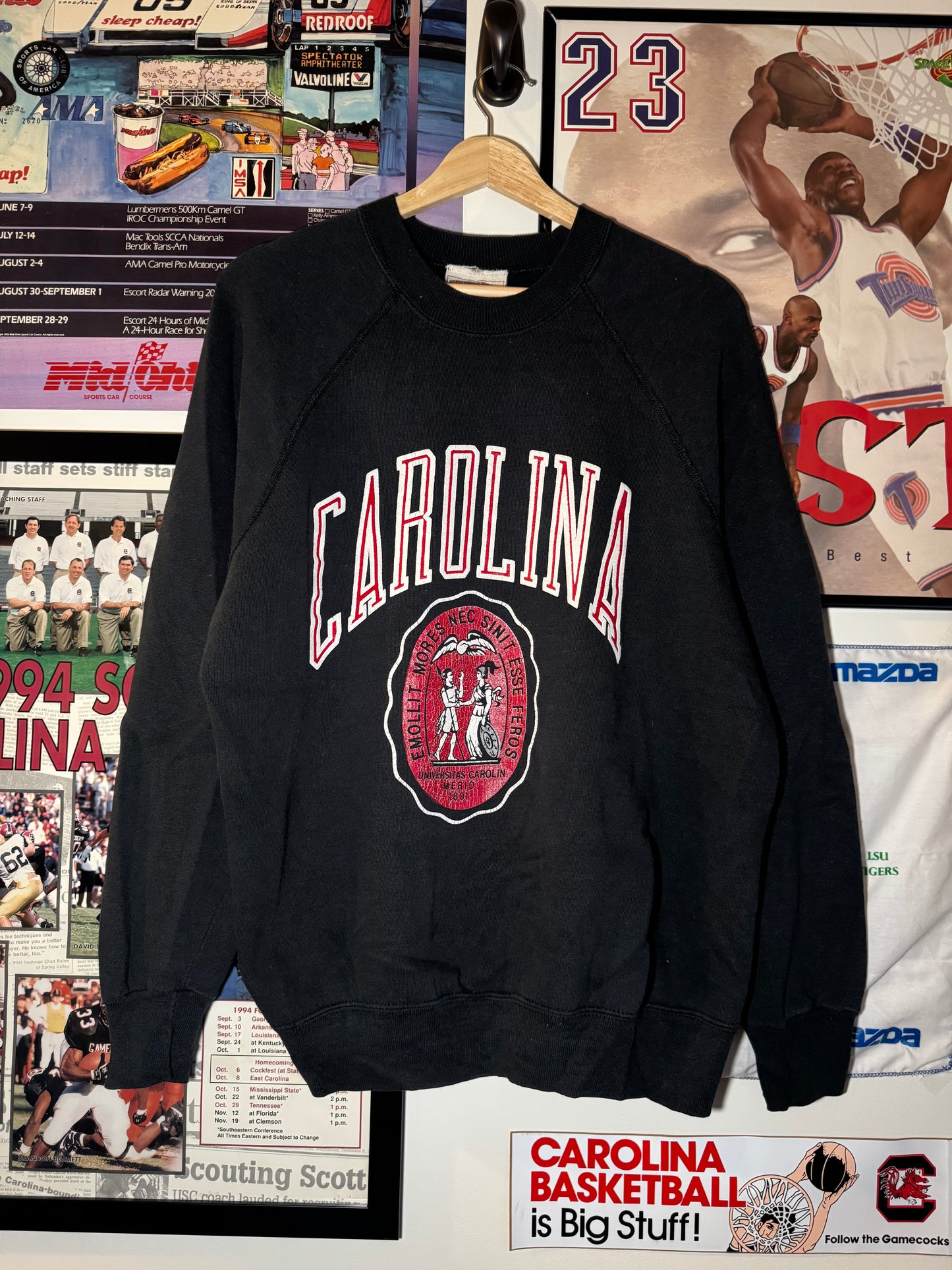 90s Carolina Crest Nutmeg Crewneck