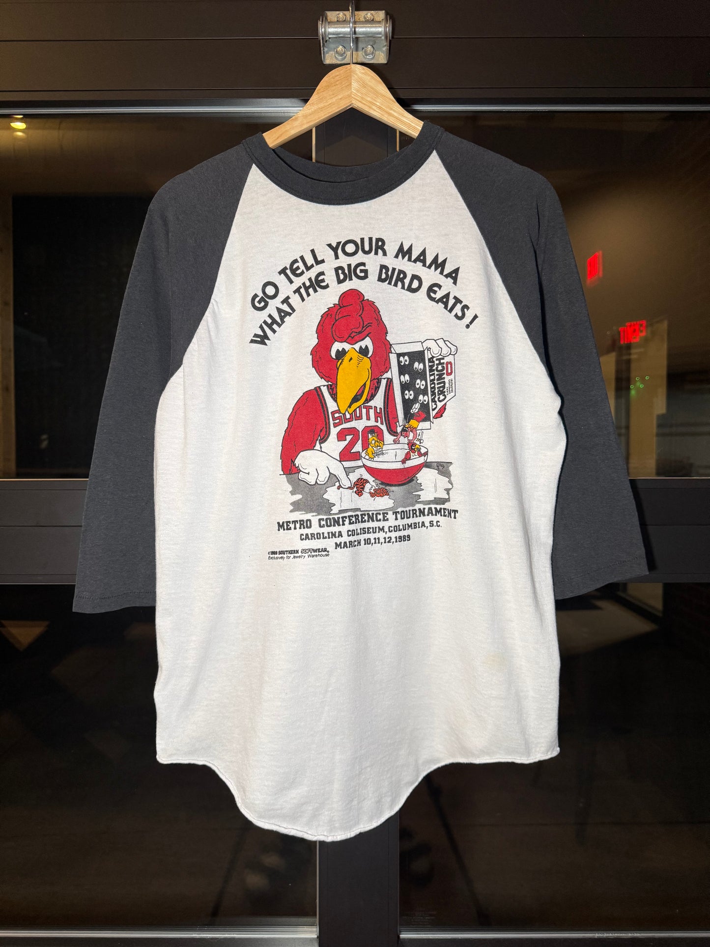 80s Gamecock Raglan Tee