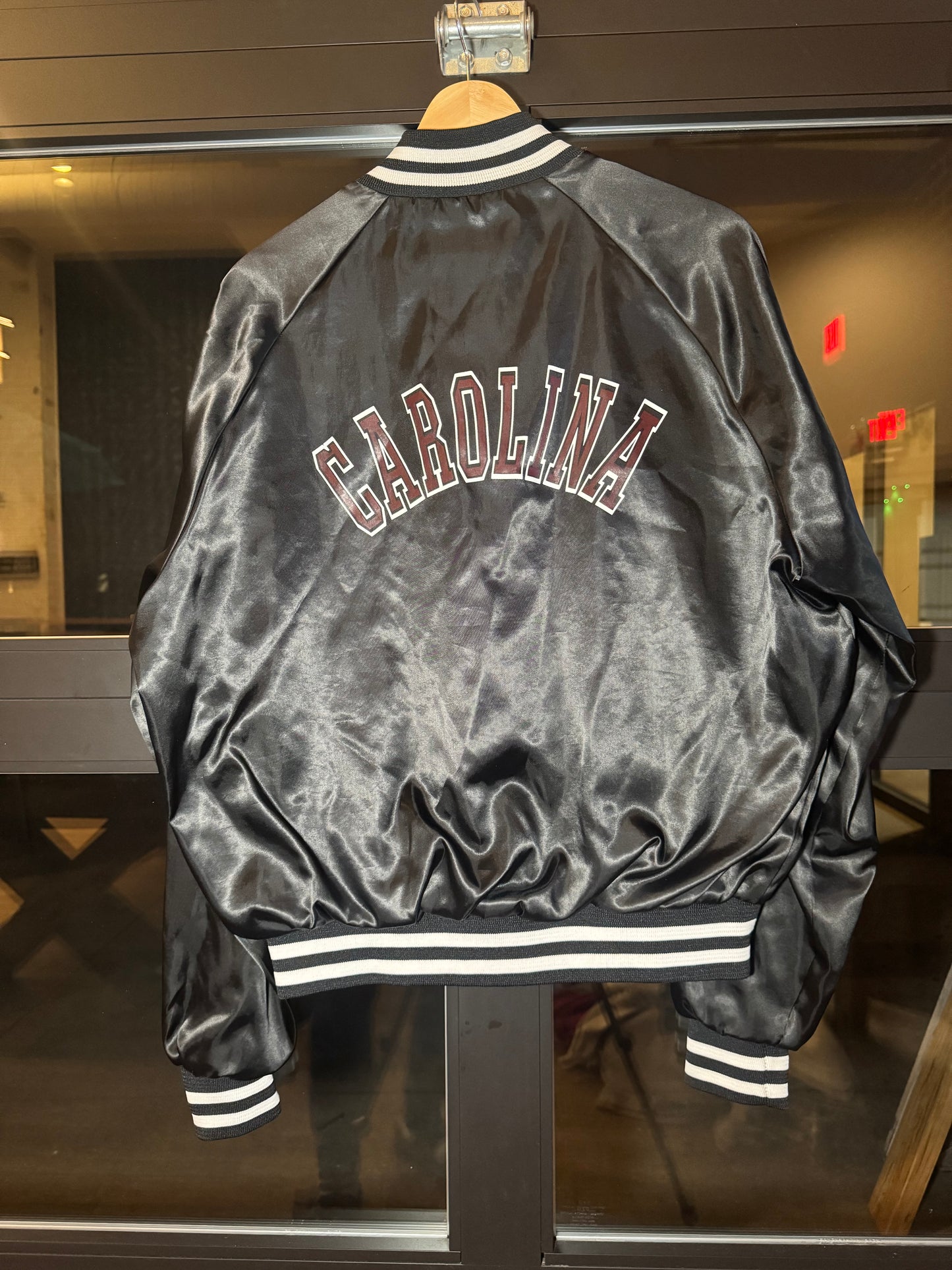 90s Chalkline Satin Bomber