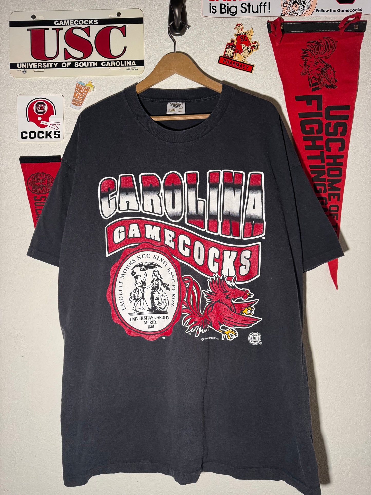 90s Carolina Gamecocks Crest Tee