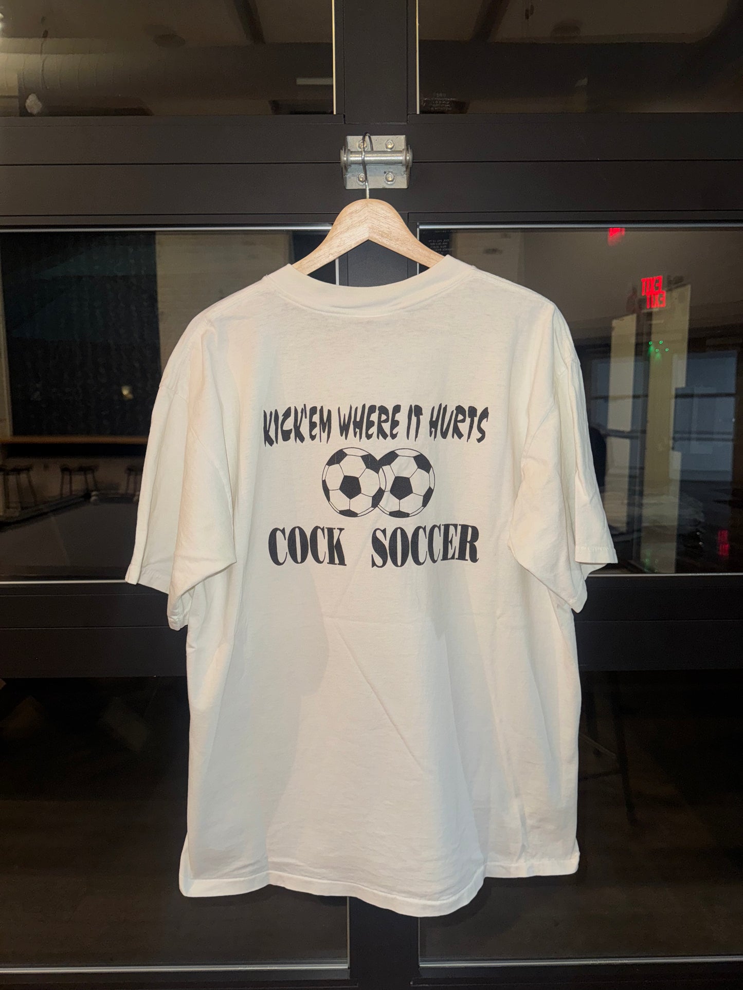 90s Cock Soccer t-shirt