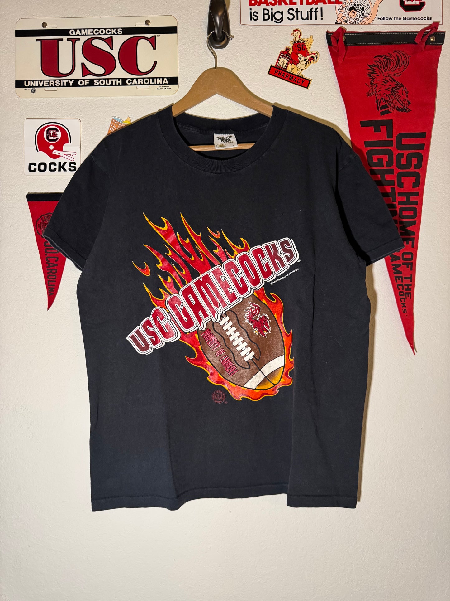 90s USC Football Flame Tee