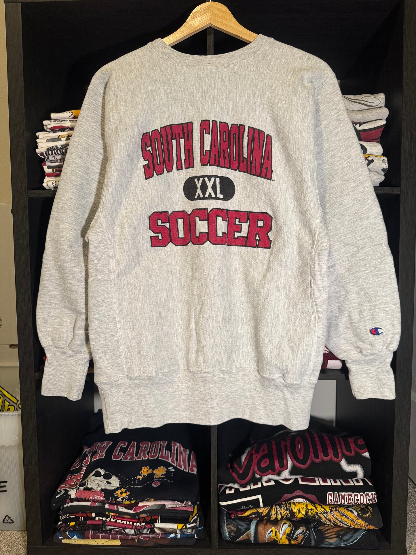 90s South Carolina Soccer Reverse Weave Sweatshirt