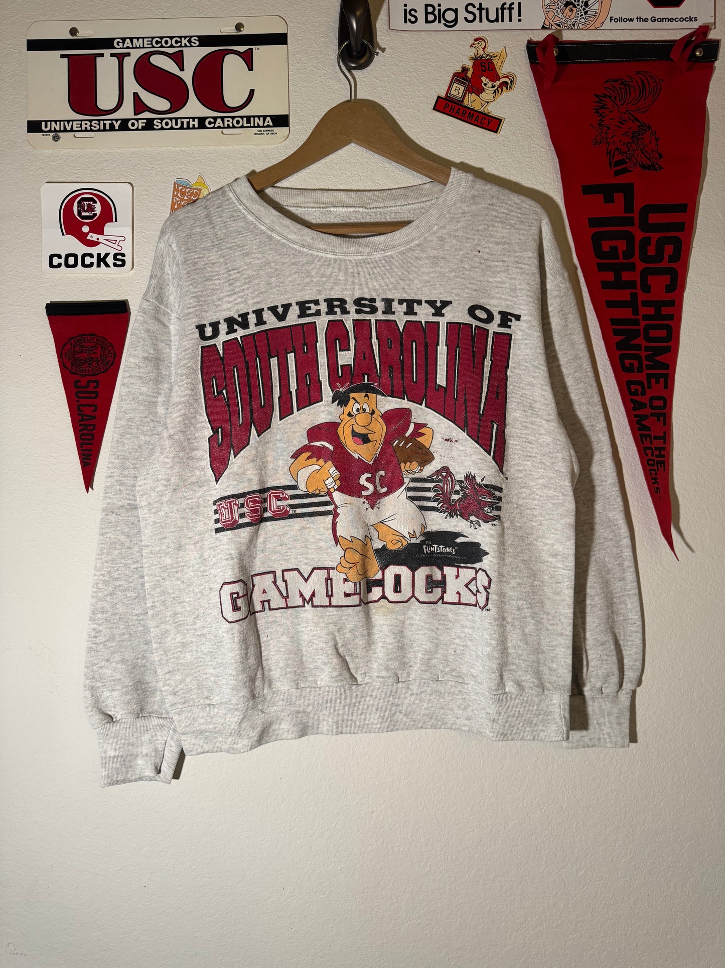 90s Flinstones Gamecock Sweatshirt