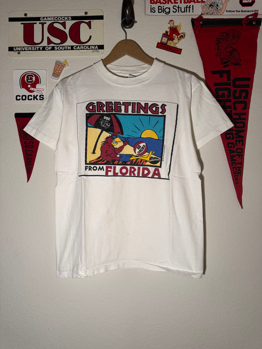 90s Gamecock Post Card Tee