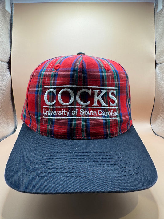 90s Cocks Bar Plaid Hat