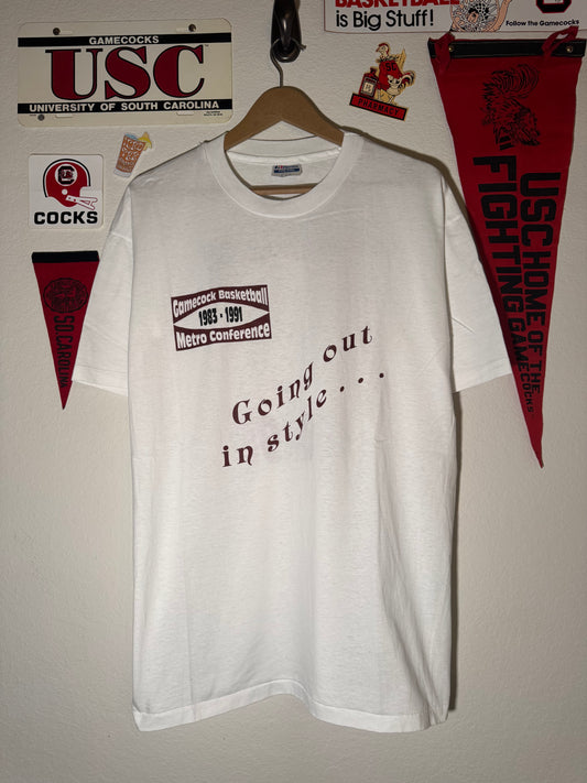 ‘91 Gamecock Basketbell Metra Conference Tee