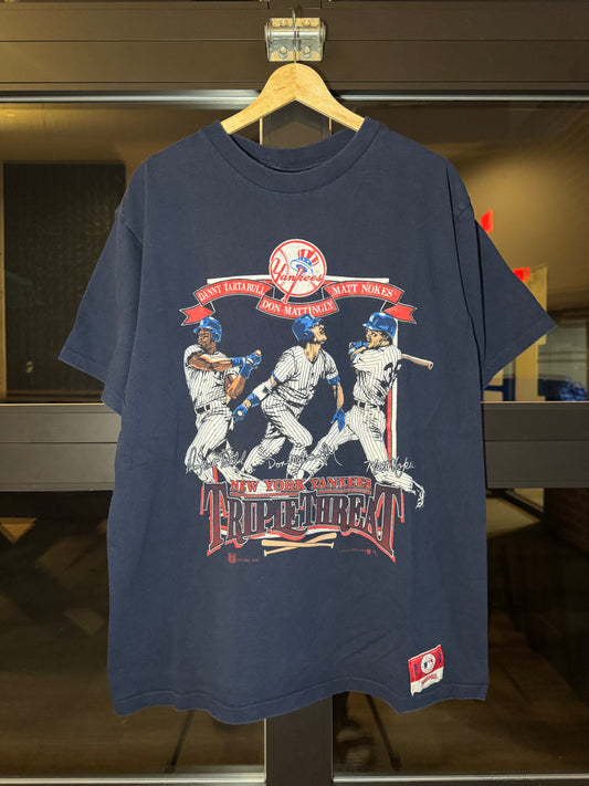 90s Yankees Triple Threat Tee