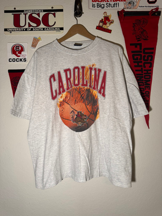 90s Gamecock Basketball Flame Tee