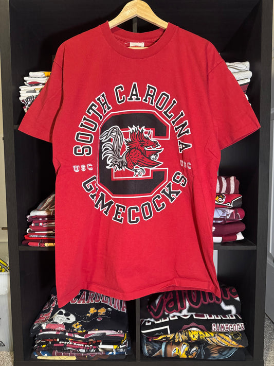 90s Gamecock Nutmeg Circle Tee