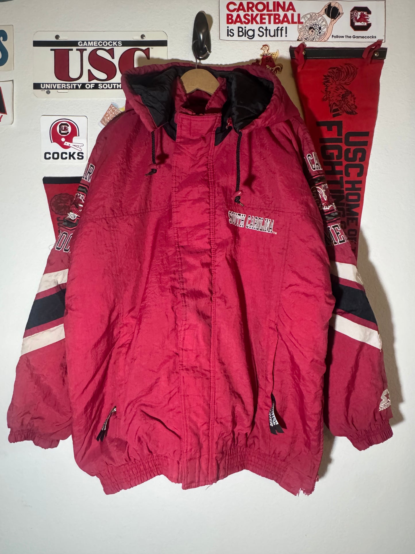 90s Starter South Carolina Full Zip Puffer
