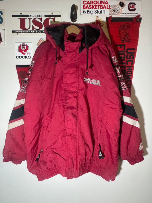 90s Starter South Carolina Full Zip Puffer