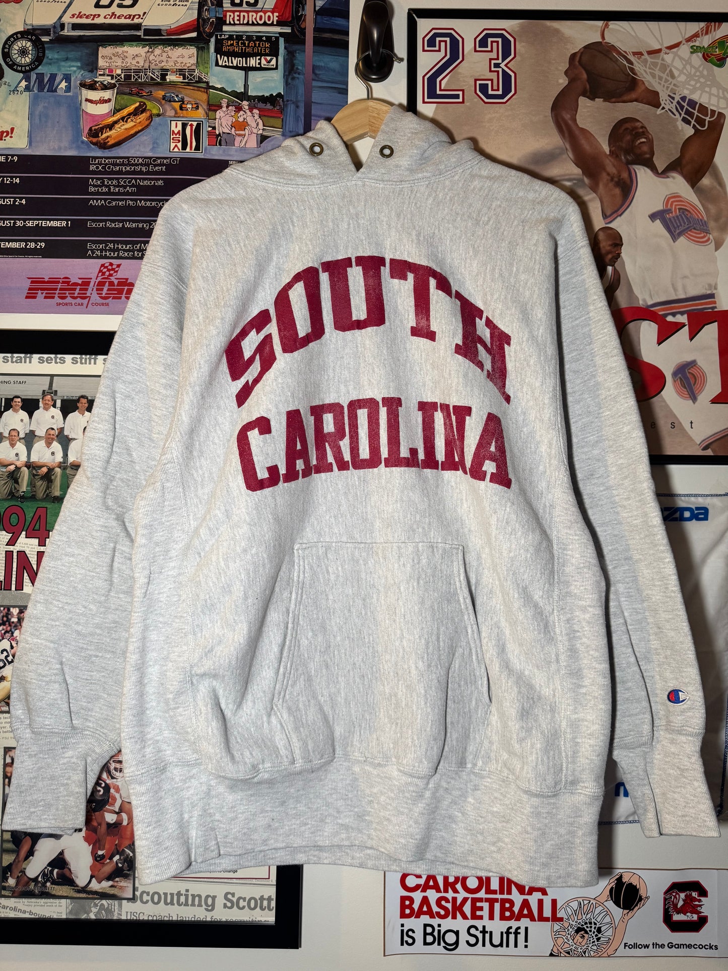 90s S.Carolina Reverse Weave Hoodie