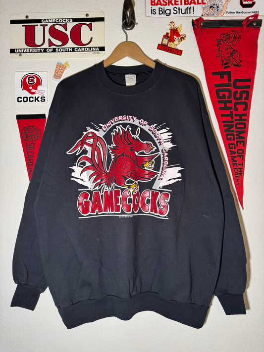 90s Gamecock Circle Logo Crewneck