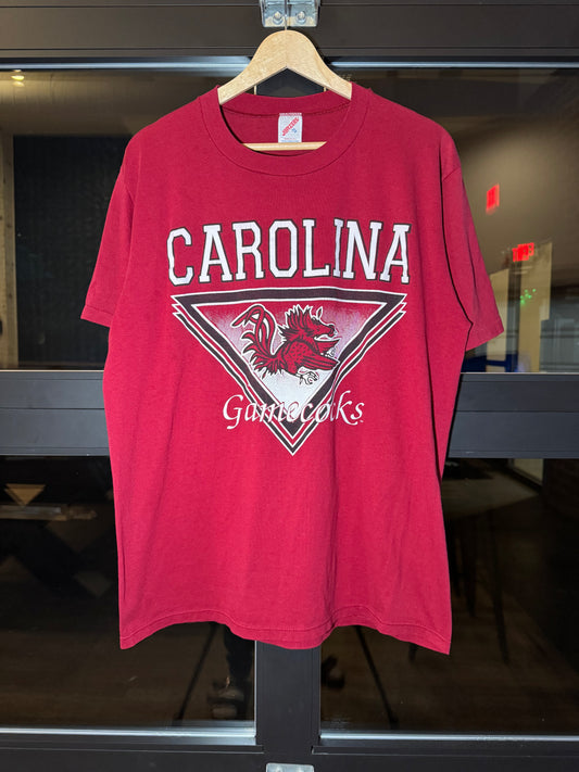 80s Carolina Gamecock Triangle Tee