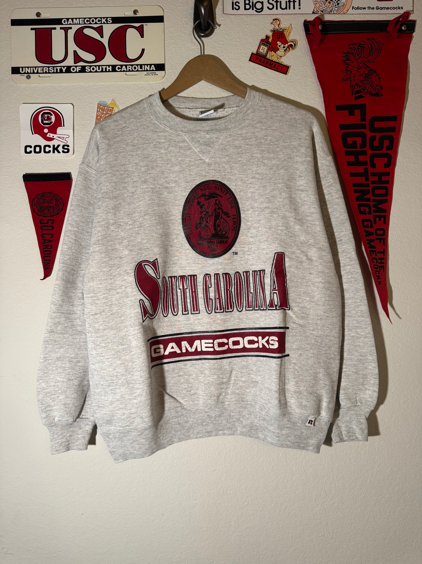 90s Russell S. Carolina Crest Sweatshirt