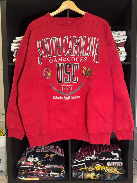 90s USC Gamecocks Crest Sweatshirt
