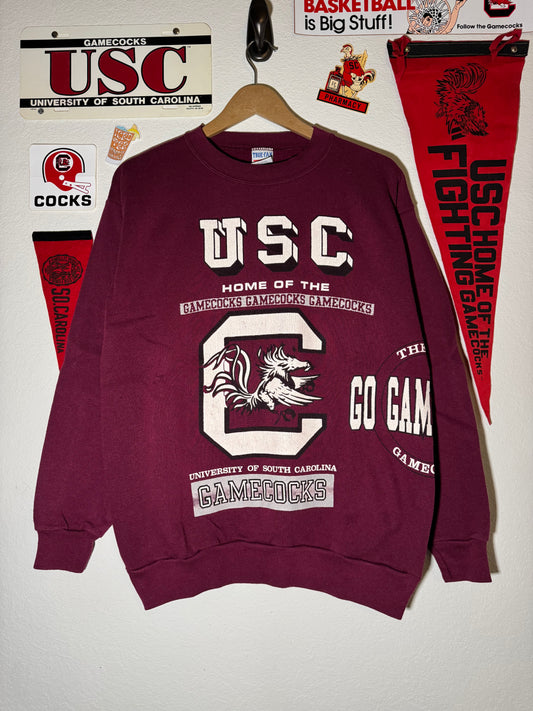 90s Gamecock AOP Crewneck