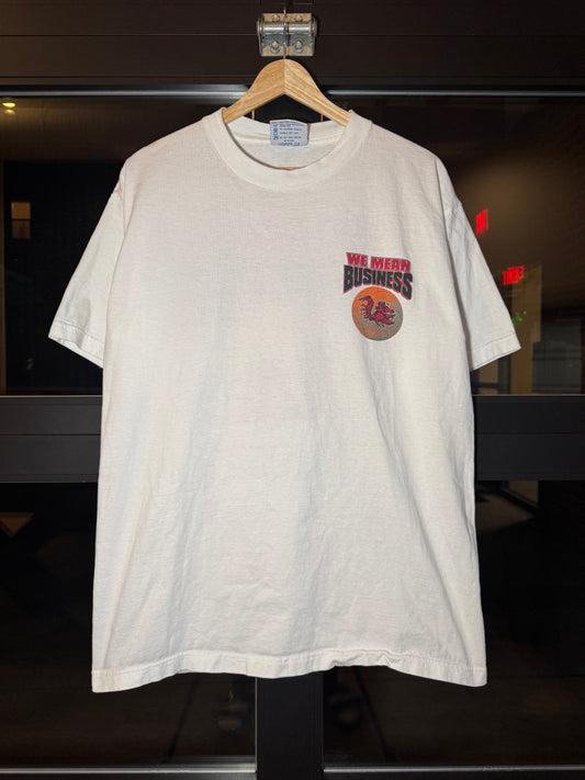 90s We Mean Business Basketball Tee