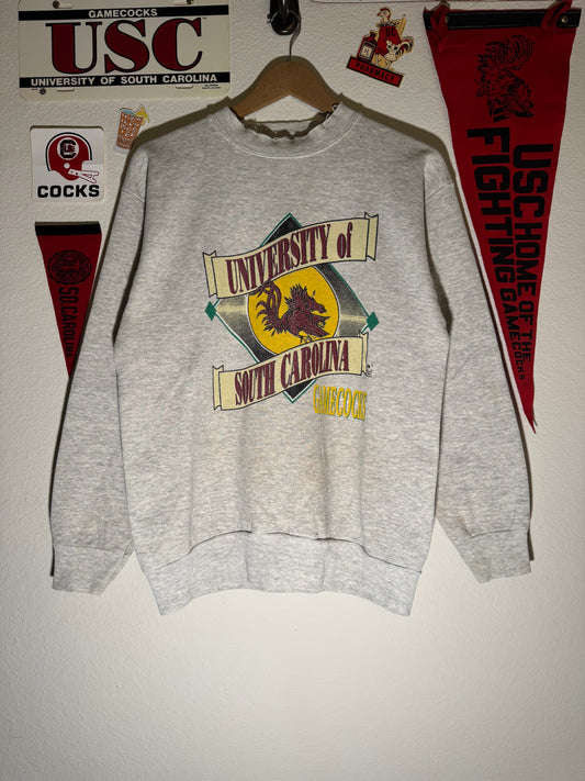90s Gamecock Ribbon Crewneck