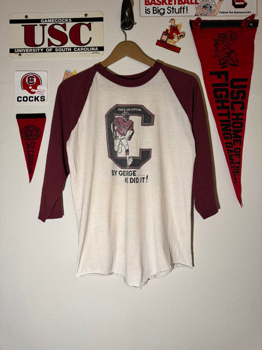 ‘80 George Rogers Heisman Raglan Tee