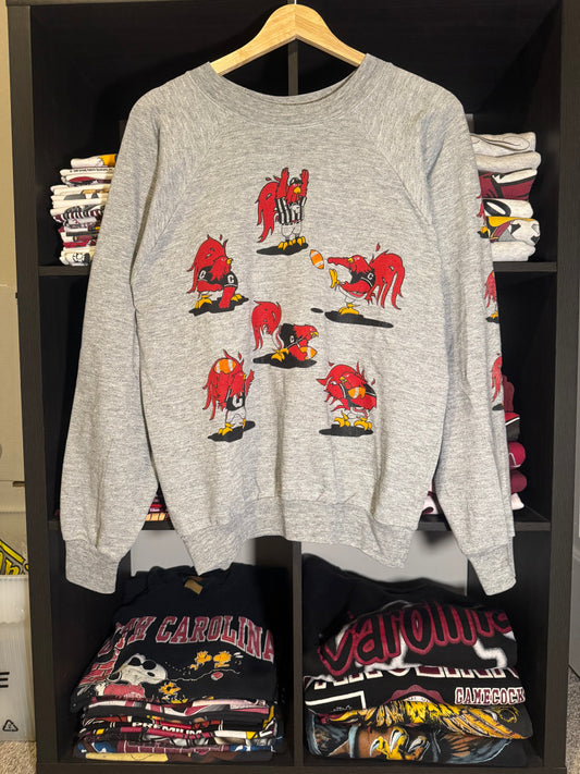80s Gamecock Football AOP Sweatshirt