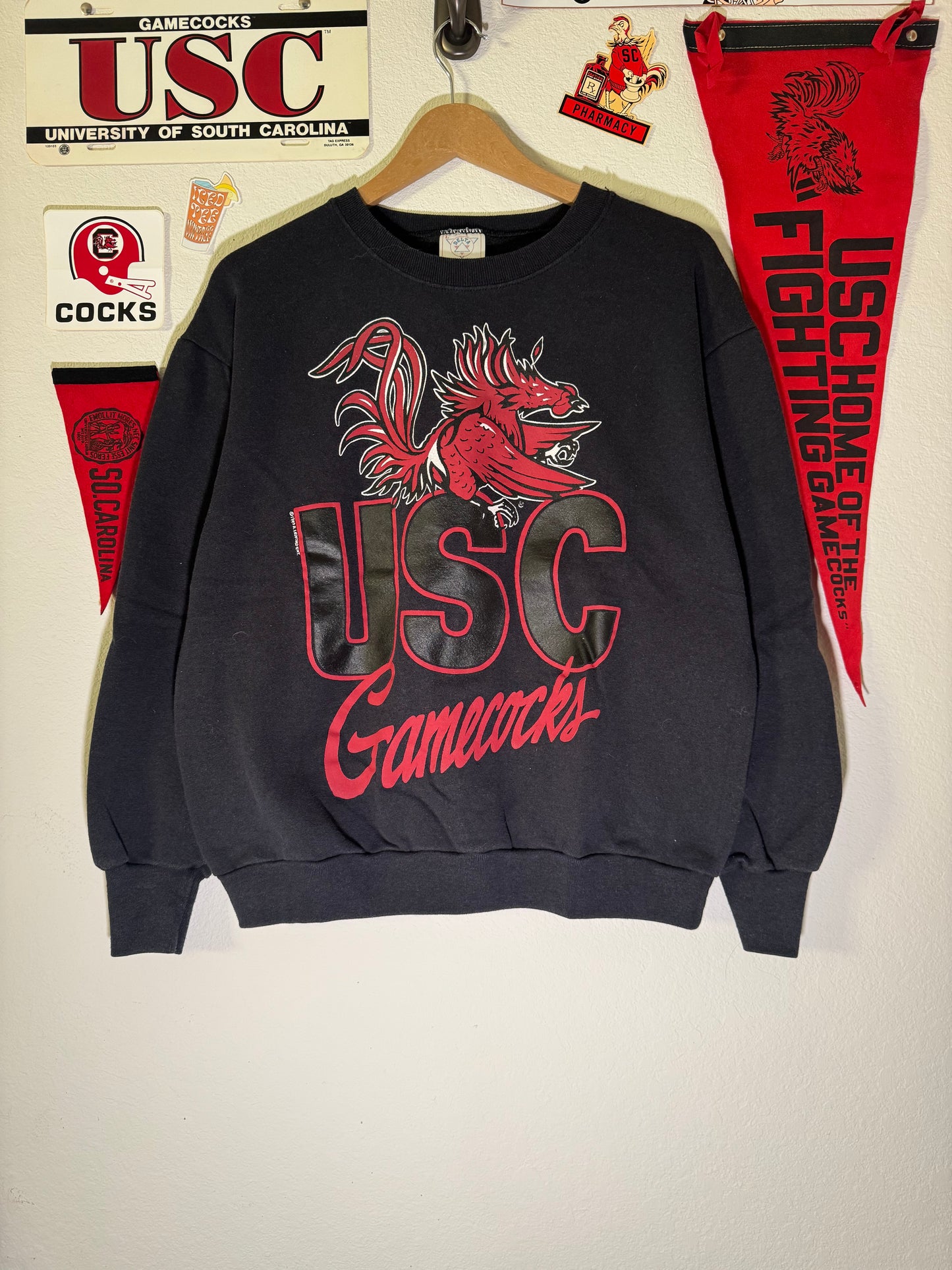 90s USC Gamecock Big Logo Crewneck