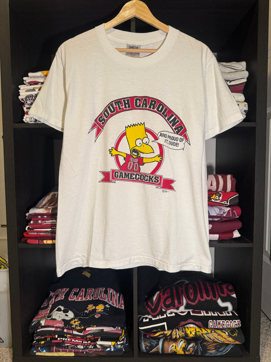 80s Bart Simpson Gamecock Tee