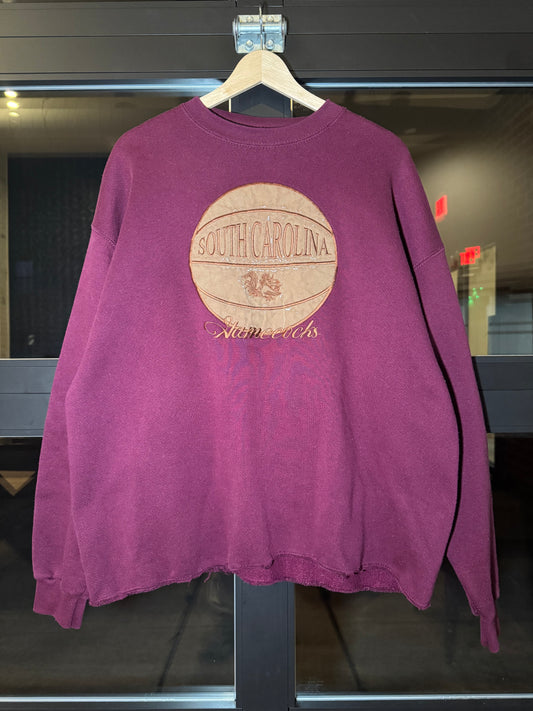 90s Cropped USC basketball Crewneck