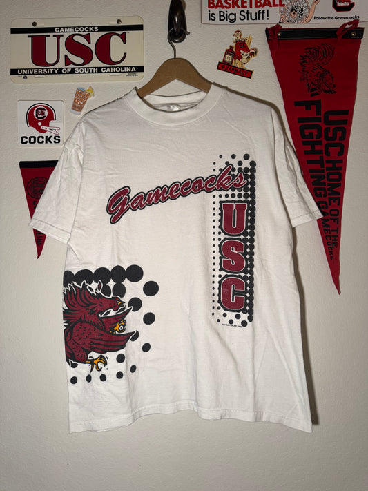 90s Gamecock Wrap Around Tee