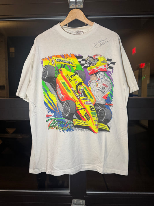 90s Tony Stewart Autographed Tee