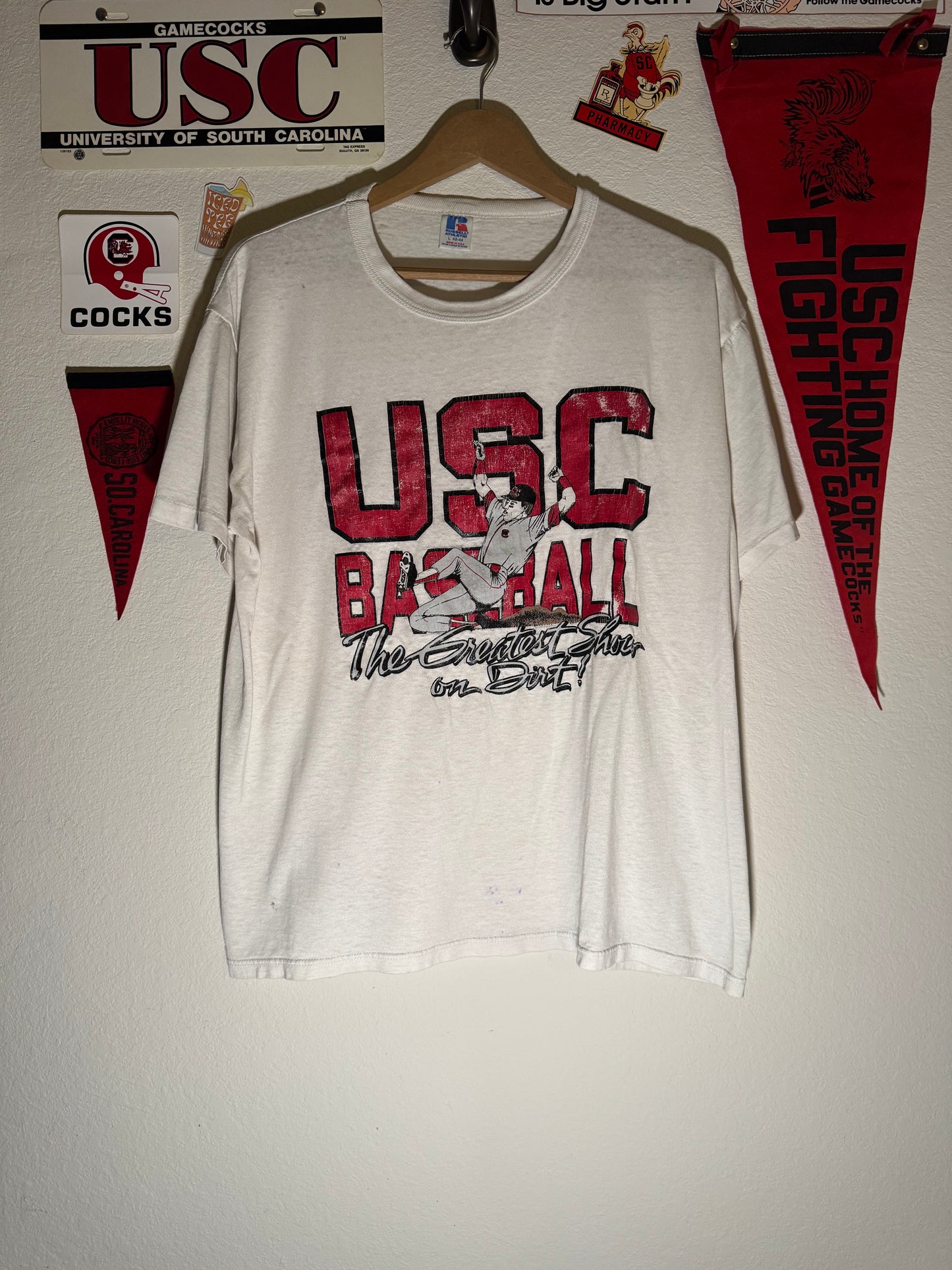 80s USC Baseball Tee