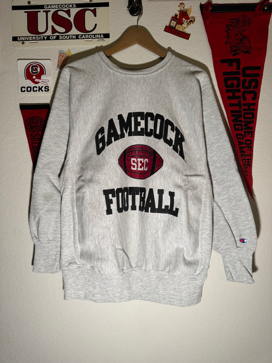 90s Gamecock Football Reverse Weave Crewneck