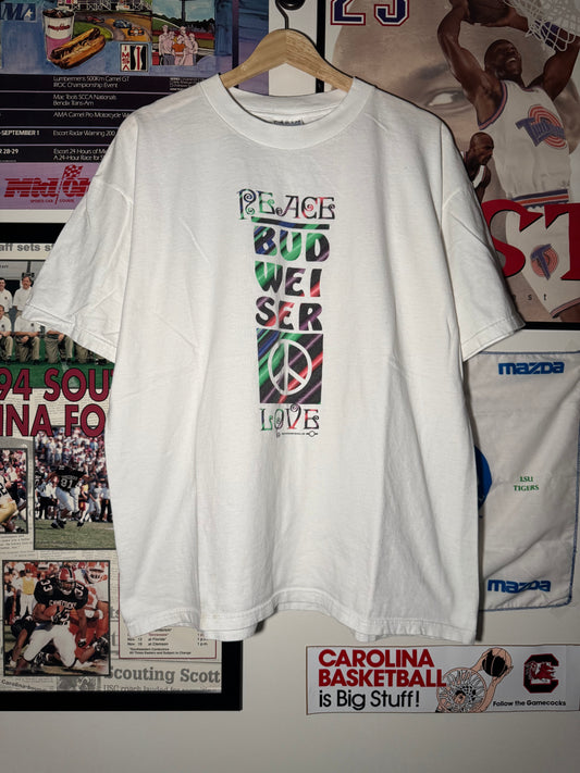 90s Peace Budweiser Love Tee