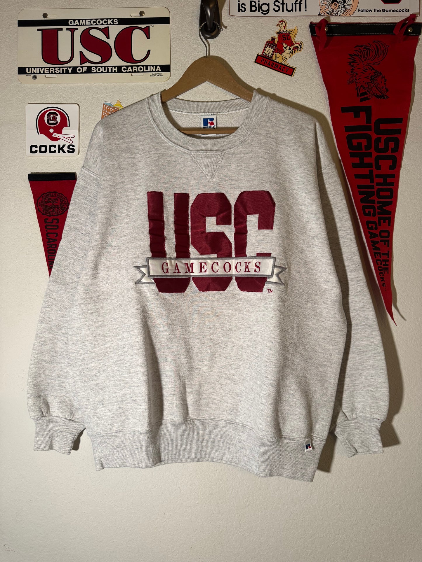 90s Russell USC Ribbon Sweatshirt
