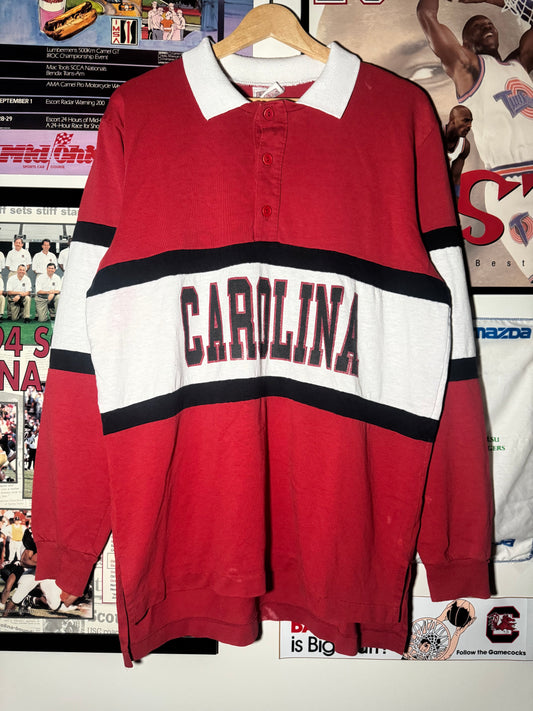90s Carolina Long Sleeve Polo