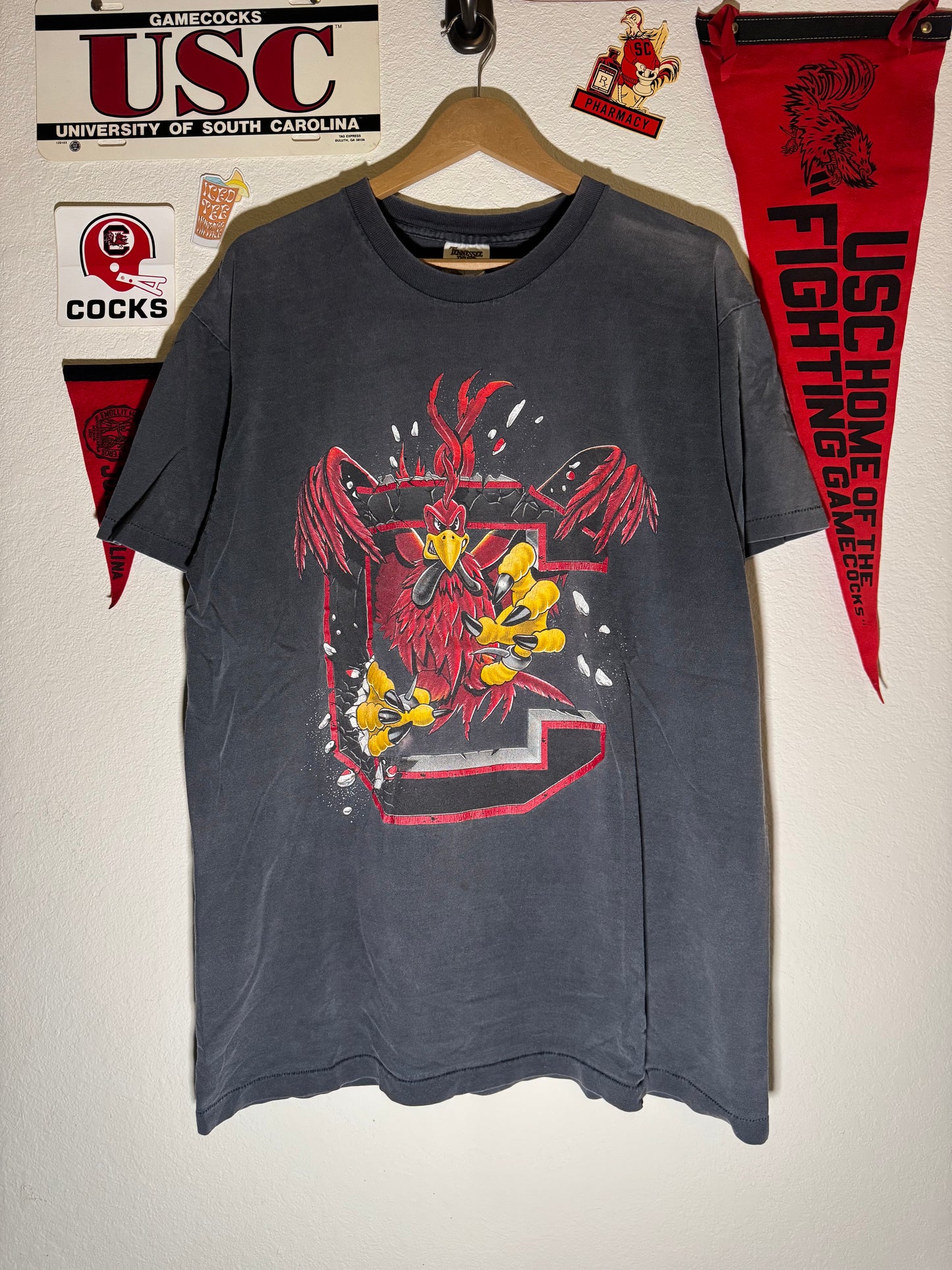 90s Gamecock Shattered Tee *Faded*