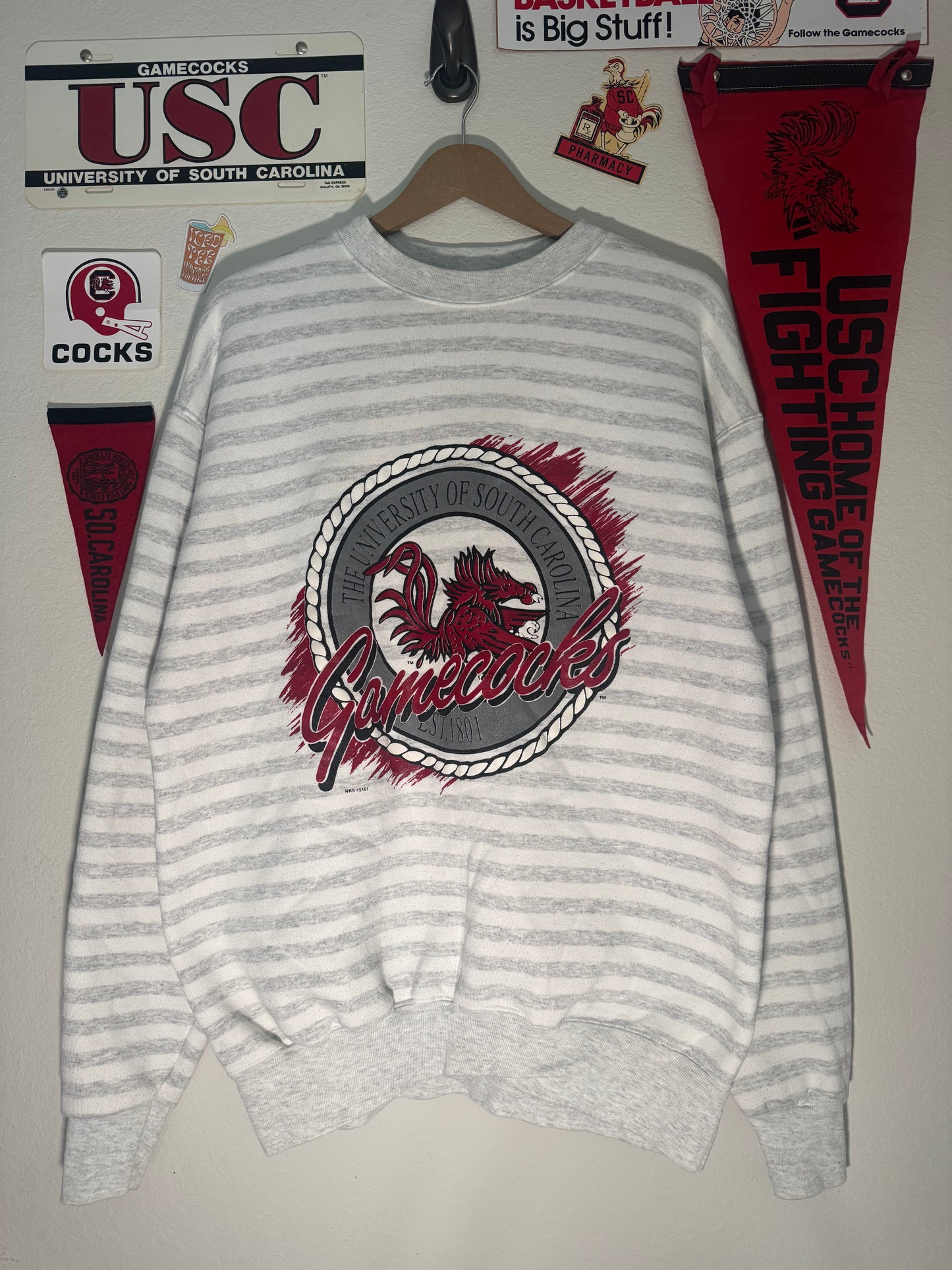 90s Gamecocks Circle Logo Crewneck