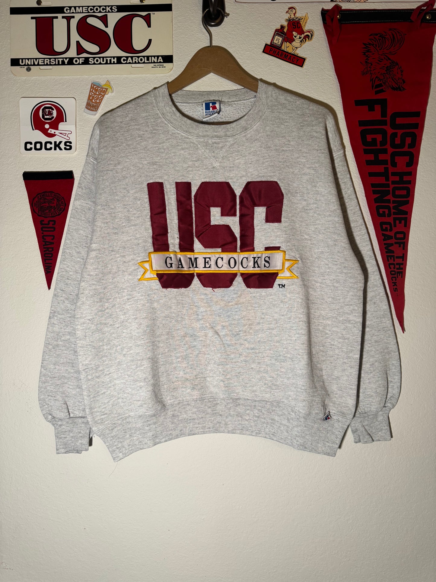 90s USC Gamecock Ribbon Crewneck