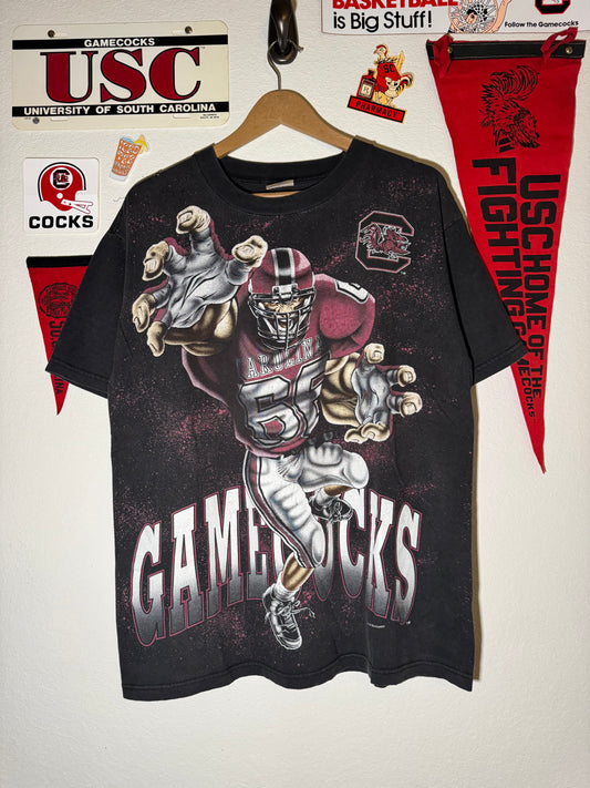 90s Gamecock Football AOP Tee