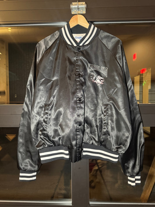 90s Chalkline Satin Bomber