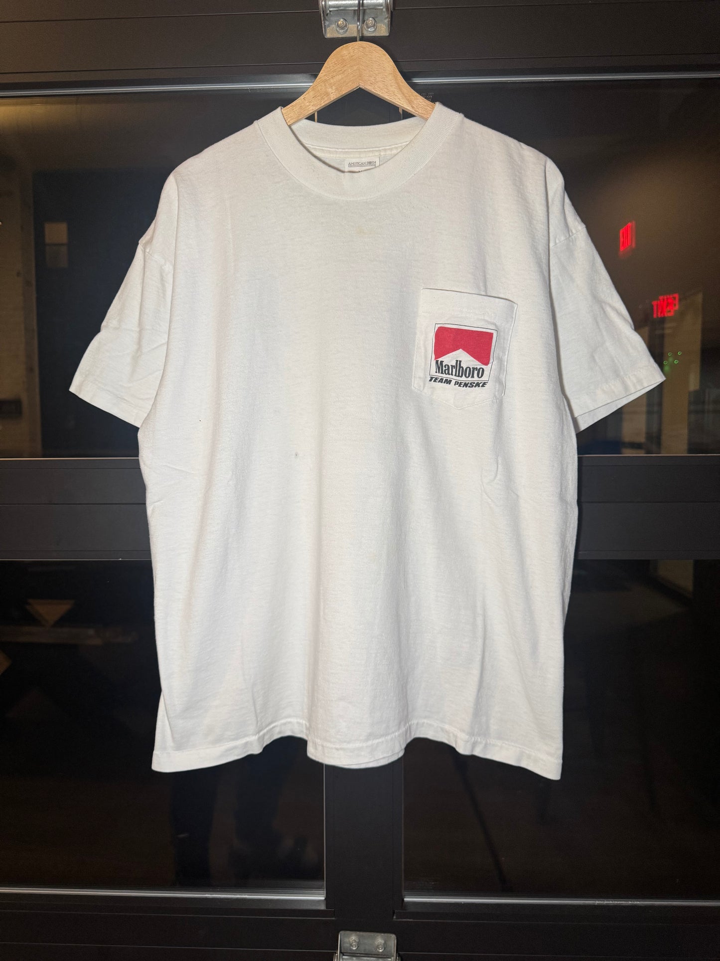 90s Marlboro Indy Car Pocket Tee