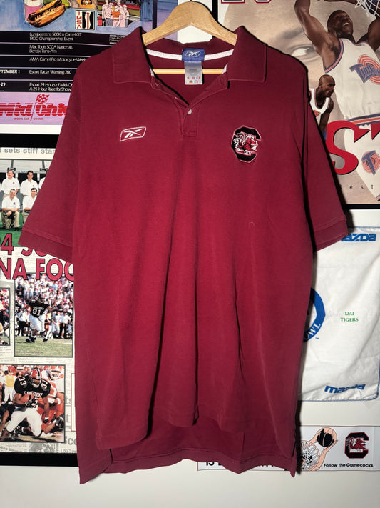 Y2K Reebok Gamecock Polo