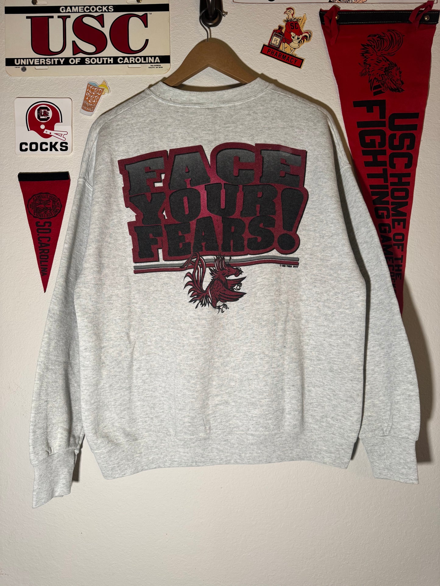 90s Face Your Fears Crewneck