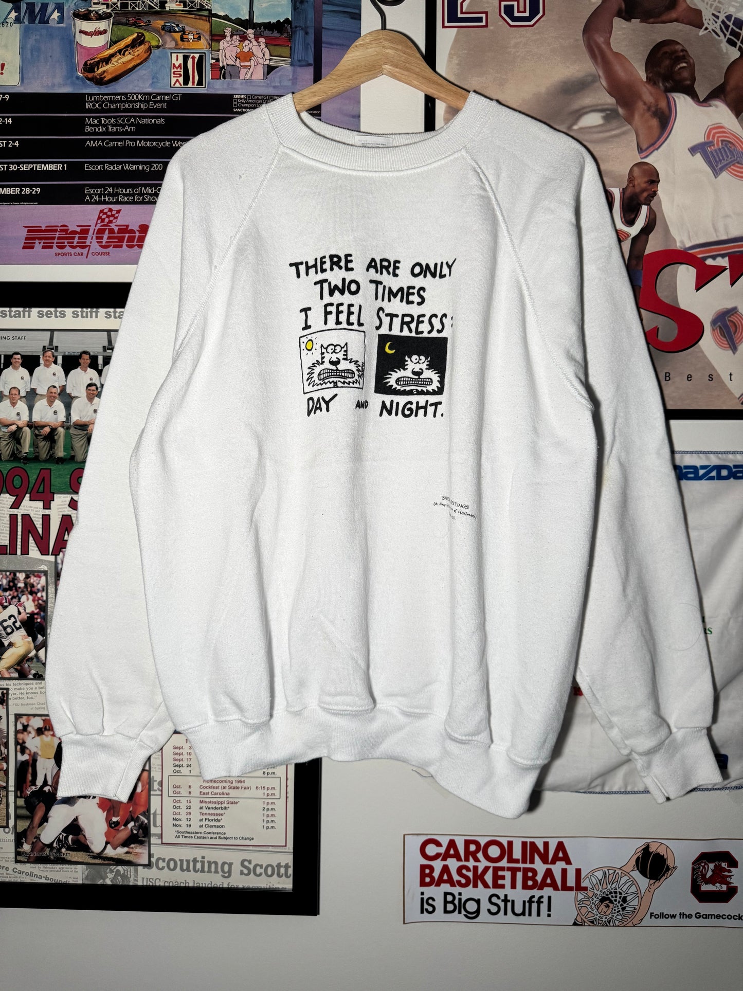 80s Cat Anxiety Crewneck