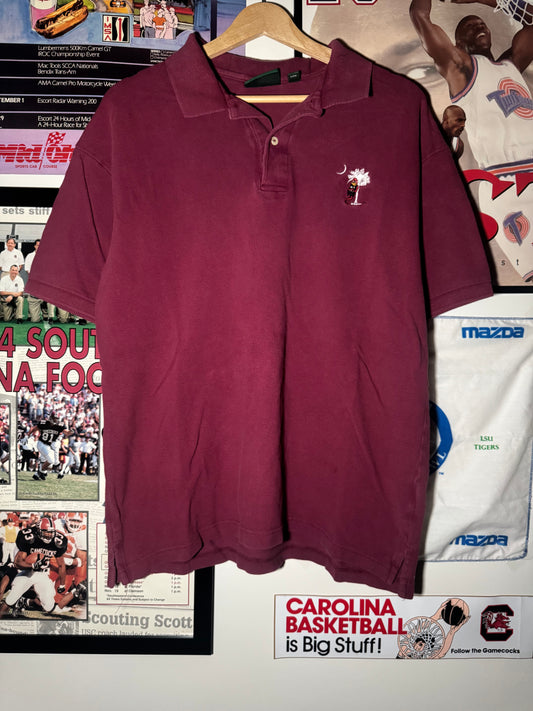 90s Cocky Palmetto Tree Polo