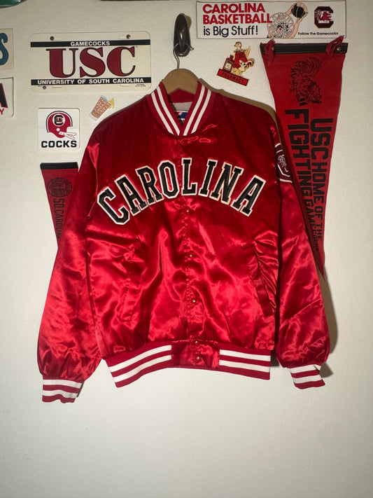 80s Carolina Satin Bomber Jacket