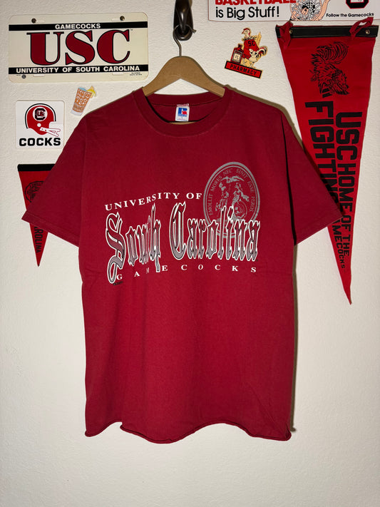 90s South Carolina Crest Tee Cropped