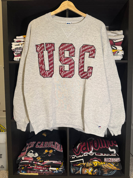 90s USC Cursive Block Sweatshirt